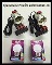 ขั้วหลอดไฟแบบขาหนีบ 2 ขาพร้อมหลอดไฟกลม LED 3W จำนวน 2 หลอดสำหรับถ่ายภาพพระเครื่อง เคาะเดียว