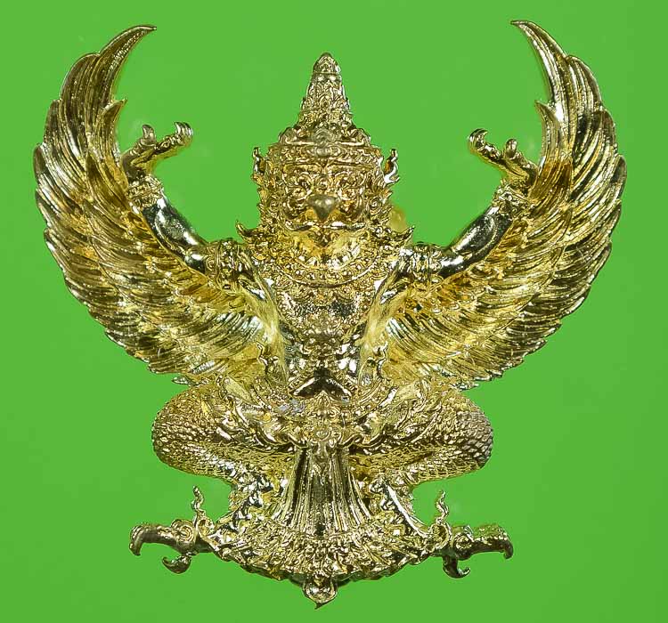 **พญาครุฑ รุ่นแรก หลวงปู่สอ ขันติโก วัดโพธิ์ศรี รวมมหาเศรษฐี เนื่้อทองนพคุณ เคาะเดียวแดง**