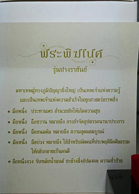 พระพิฆเนศแพรนด้าจิวเวอรี่