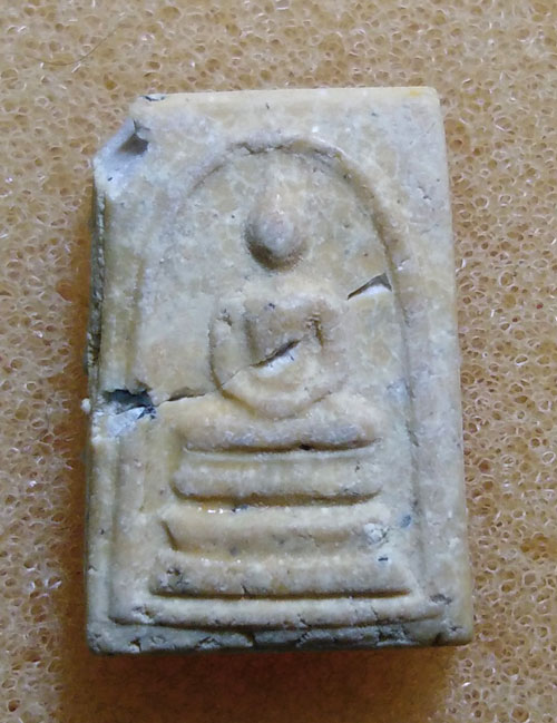 พระสมเด็จวัดระฆังพิมพ์คะแนน รุ่น 118ปี พ.ศ.2533 สภาพซ่อม พร้อมซองเดิม ผิวเดิม สวยตามสภาพ