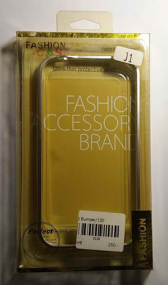 ขอบกันกระแทก BUMPER มือถือ samsung galaxy j1 ขอบสีเงิน   ราคา 100 บาท พร้อมส่ง ลงทะเบียน 