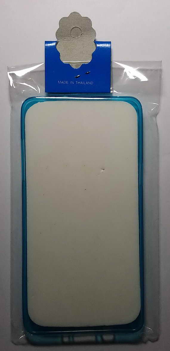 เคสโทรศัพท์มือถือ samsung A5  ยางใสแบบนิ่ม  สีฟ้า   50  บาท พร้อมส่ง