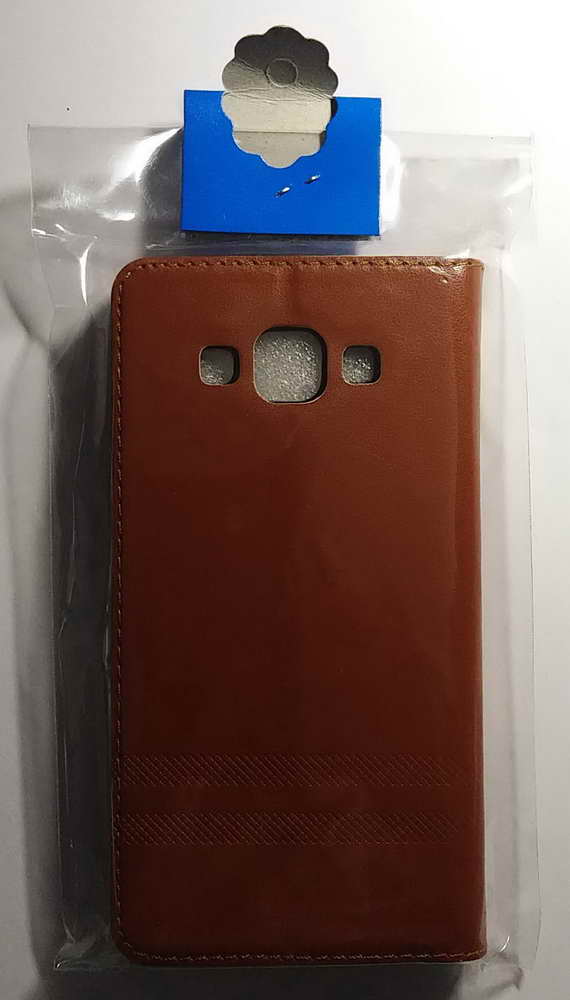 เคสโทรศัพท์มือถือ samsung A5  หนังเปิดข้างสีน้ำตาล    50  บาท พร้อมส่ง