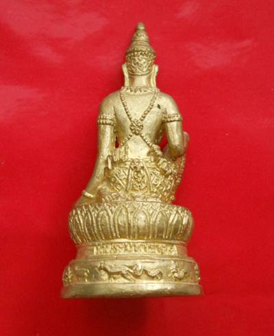 องค์จตุคาม บูชาหน้ารถ เนื้อทองเหลือง  รุ่น บูรณะเจดีย์ราย 50 วัดพระธาตุ นครศรีธรรมราช