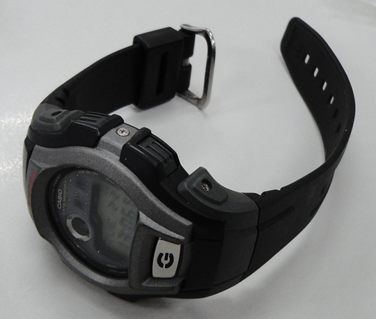 CASIO G-SHOCK ของแท้ G-2600 Dual Display Times Metallic Gray 5 Alarm Phone Memory