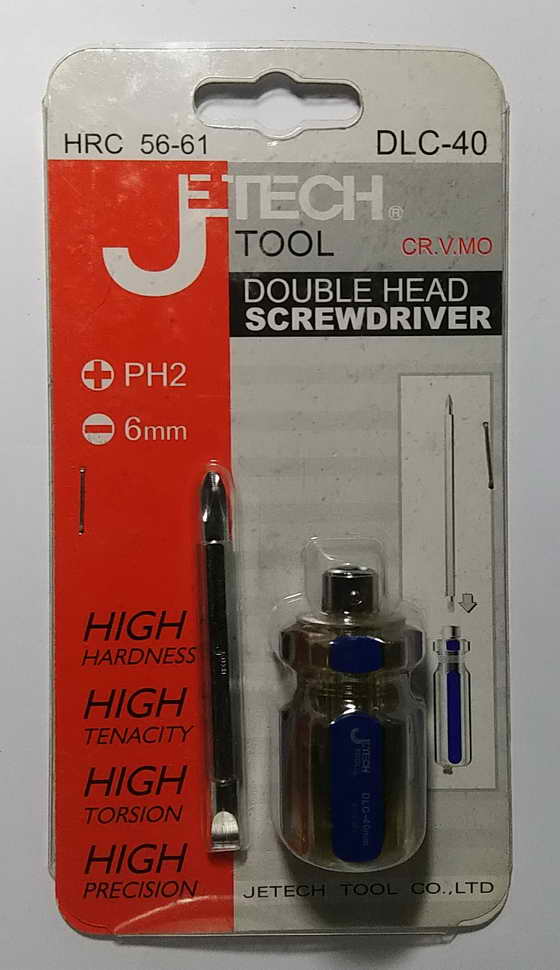 ไขควงหัวสลับ J -TECH  แบบสั้น  อย่างดี  