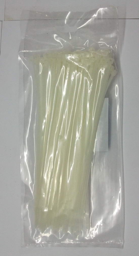 คเบิ้ลไทร์ (cable tie) สายรัดเคเบิ้ลไทร์ (หนวดกุ้ง) 8"
