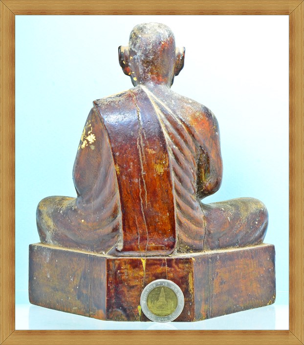 หลวงพ่อเงิน บางคลาน แกะจากเนื้อไม้โพธิ์อธิฐาน ที่หลวงพ่อเสี่ยงทาย หายากพุทธคุณไม่ต้องพูดถึง 