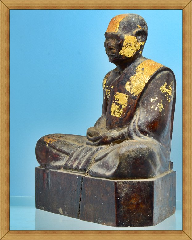 หลวงพ่อเงิน บางคลาน แกะจากเนื้อไม้โพธิ์อธิฐาน ที่หลวงพ่อเสี่ยงทาย หายากพุทธคุณไม่ต้องพูดถึง 