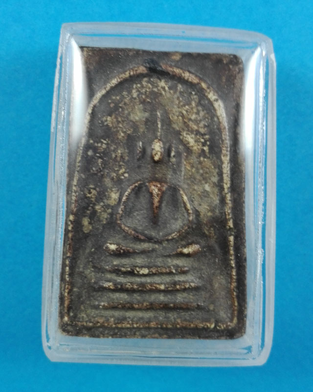 พระสมเด็จพิมพ์ปรกโพธิ์เล็ก หลวงปู่นาค วัดระฆัง ปีพ.ศ.2485 ลงรักเก่าเดิมๆ พิมพ์นิยม