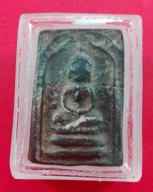 พระสมเด็จกรุวัดนก(วัดสกุณาราม) จ.อ่างทอง เนื้อผงผสมผงใบลาน ปี2476 