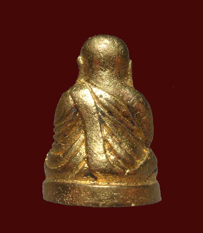 รูปหล่อเนื้อทองทิพย์ หลวงพ่อเงิน รุ่นสร้างพุทธอุทยาน จ.พิจิตร ปี 2553