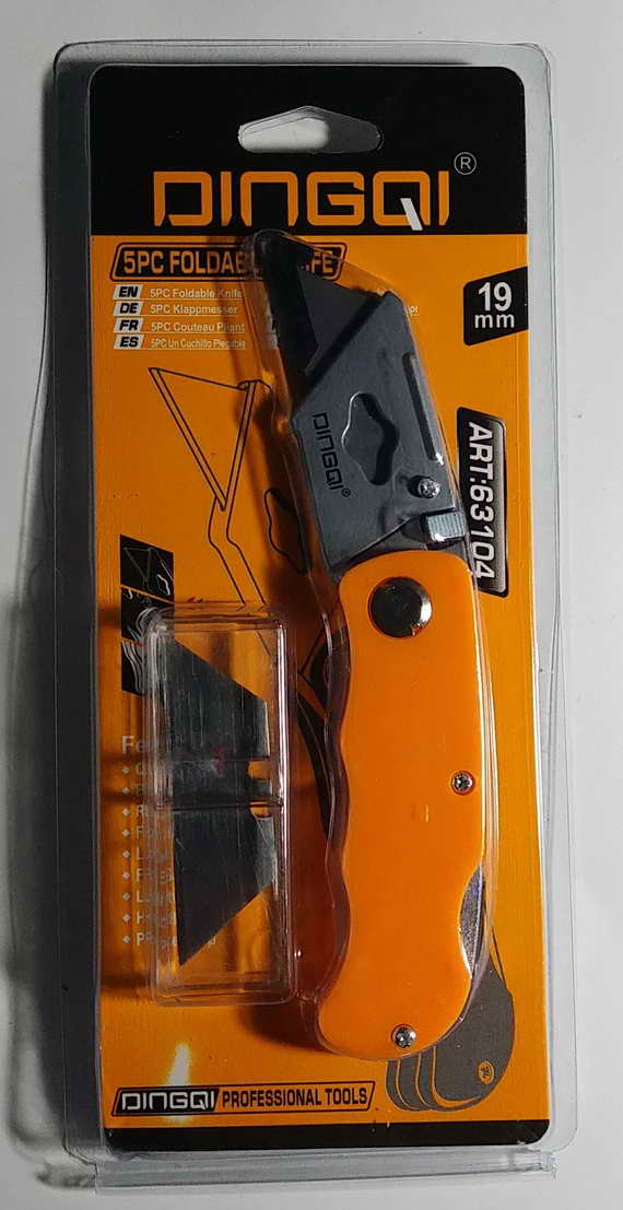 มีดคัตเตอร์ เอนกประสงค์ DINGQI สำหรับ ตัดแผ่นฝ้า , แผ่นไม้อัด 