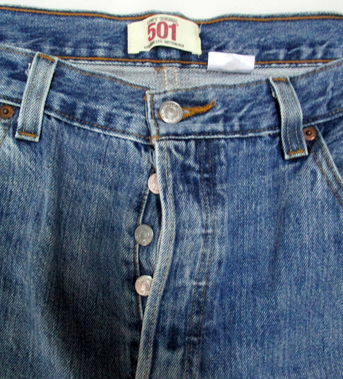 กางเกงยีนส์ Levi's 501 มือสอง (เคาะเดียว)