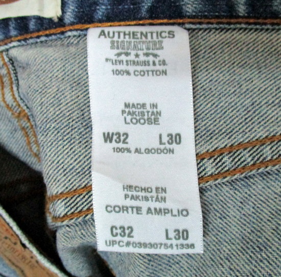 กางเกงยีนส์ Levi’s Authentics Signature