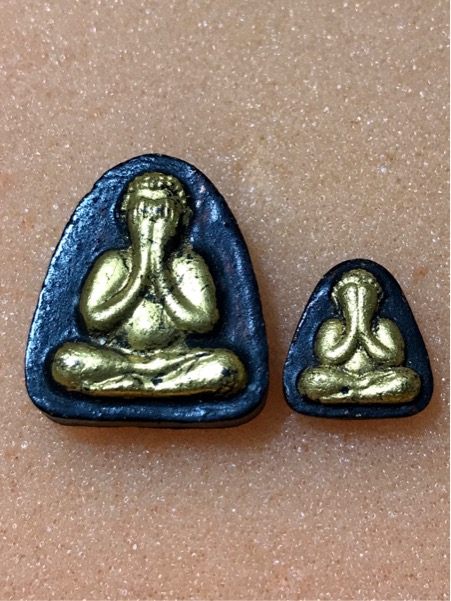 2 องค์ พระปิดตา อาจารย์เป้า วัดน้อย ชลบุรี ปี2515 (หลวงปู่ทิม ร่วมปลุกเสก)