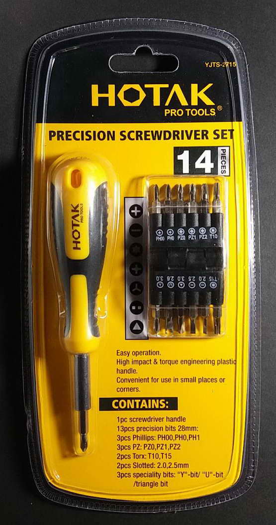 ไขควงหัวสลับ HOTAK เปลี่ยนหัวได้ 7 รูปแบบ 