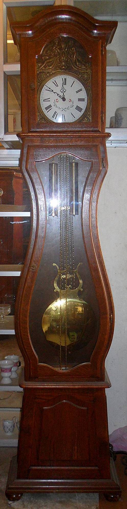 นาฬิกาตั้งพื้น รูปทรงกีต้าร์ น้ำเข้าจากเยอรมัน เดินดีครับ สภาพสวยงานเก่า