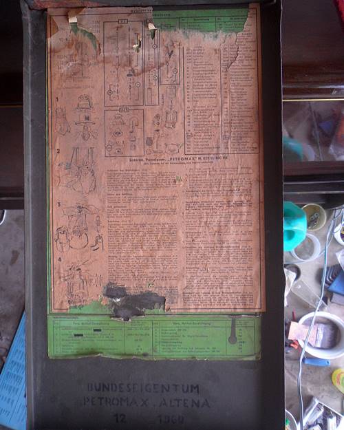 ตะเกียงทหาร นำเข้าจากเยอรมัน สภาพสวยมาก