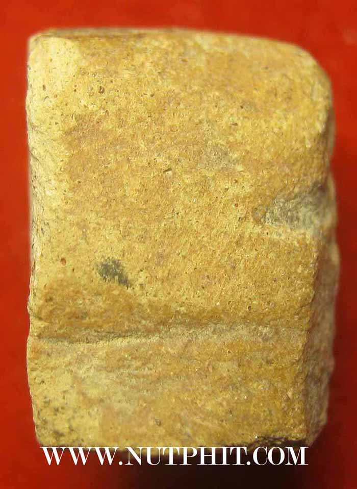 พระแผง ตัดเดี่ยว เนื้อดิน กรุพระธาตุนาคูน+บัตรรับรองพระแท้*169