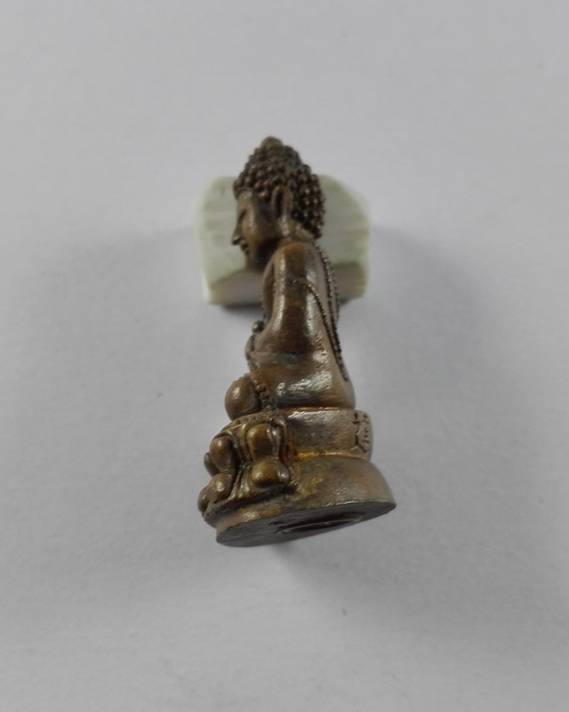 พระกริ่งจีนใหญ่ตั๊กม้อ เนื้อนวะแก่ทองคำ(ทองม้าฬ่อ) ปี2537 ปลุกเสก2แผ่นดิน ไทย-จีน