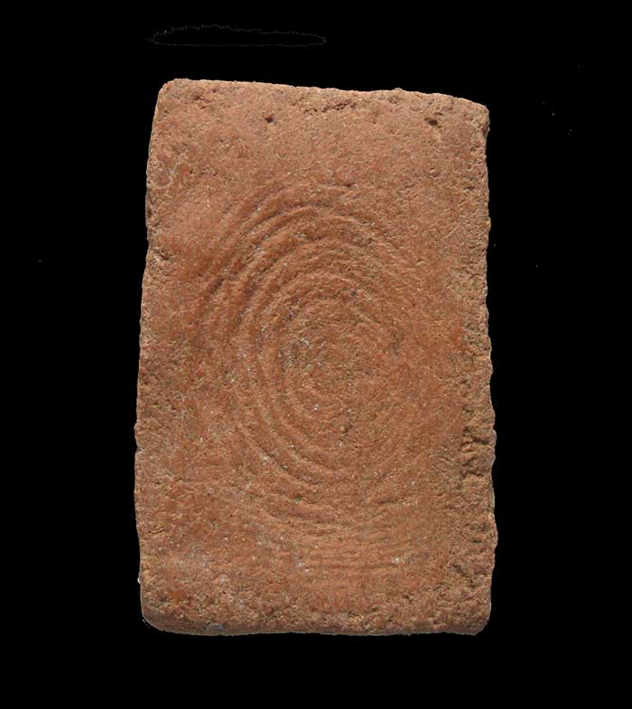 พระสมเด็จเนื้อดินเผา พิมพ์ข้างอุ หลวงพ่อเงิน กรุวัดบางคลาน