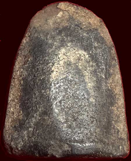 *พระกรุวัดชนะสงคราม พิมพ์ปรกโพธิ์เล็บช้าง เนื้อดินเข้าใบลาน*