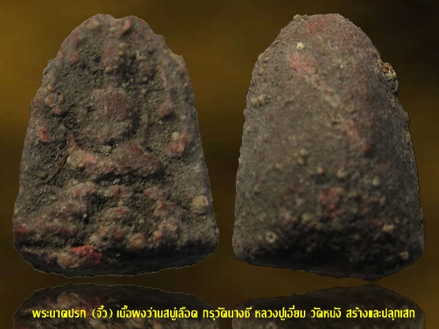 พระนาคปรก กรุวัดนางชี เนื้อผงสบู่เลือด หลวงปู่เอี่ยม วัดหนัง สร้างฝากกรุ