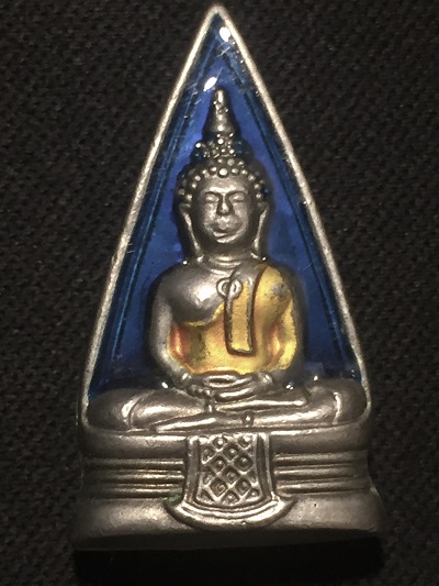 หลวงพ่อโสธรสองหน้า เนื้อเงินลงยา