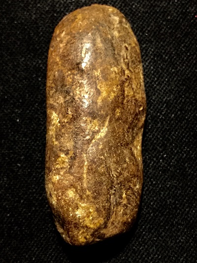 พระลีลาเนื้อดิน กรุทุ่งเศรษฐ๊ พิมพ์เม็ดขนุน