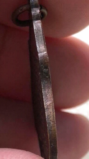 เหรียญ หลวงพ่อกวย หลังยันต์ เนื้อทองแดงรมดำ ปี 2521