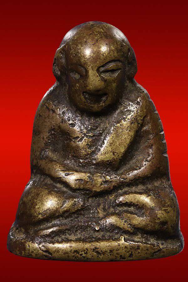 รูปหล่อหลวงพ่อเงินหน้านกฮูกพิมพ์ต้อ หลวงพ่อแจ๊ะสร้าง