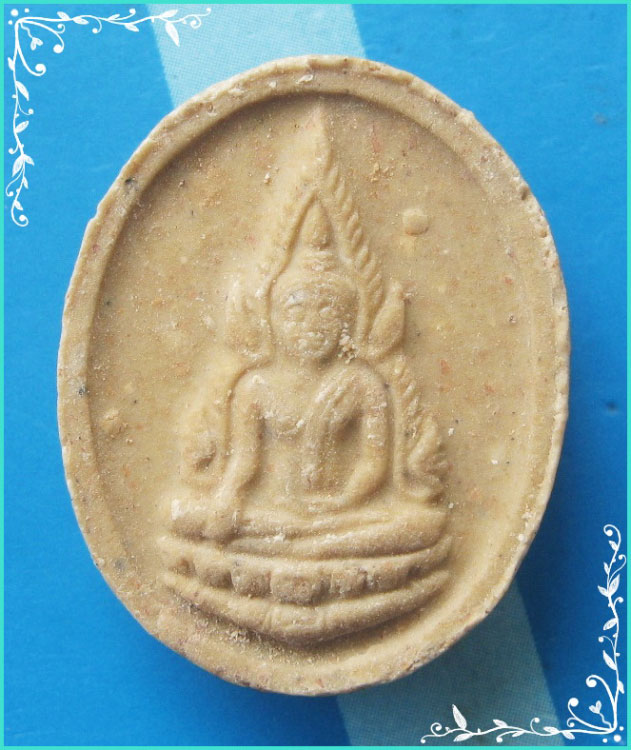 ...วัดสระเกศ ภูเขาทอง พระพุทธชินราช พิมพ์เม็ดบัว เนื้อผงเก่าๆ หลังภูเขาทอง (3)...