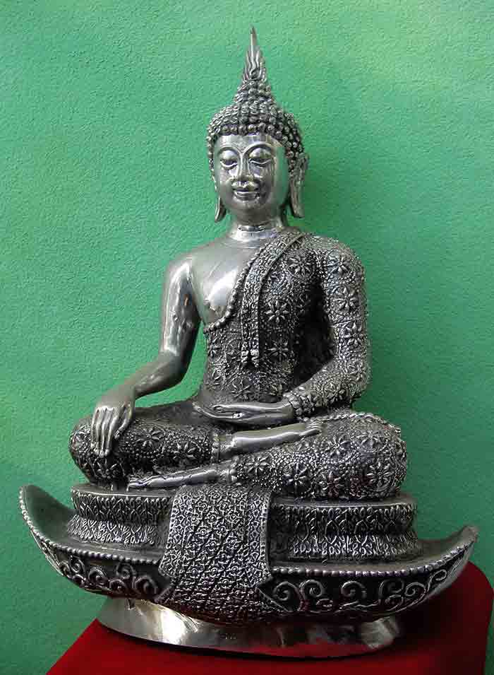 ***500 บาทแดง***พระบูชาศิลปะแบบสมัยสุโขทัย ปางมารวิชัย  ขนาดหน้าตัก 9 นิ้ว 