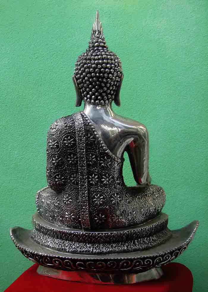 ***500 บาทแดง***พระบูชาศิลปะแบบสมัยสุโขทัย ปางมารวิชัย  ขนาดหน้าตัก 9 นิ้ว 