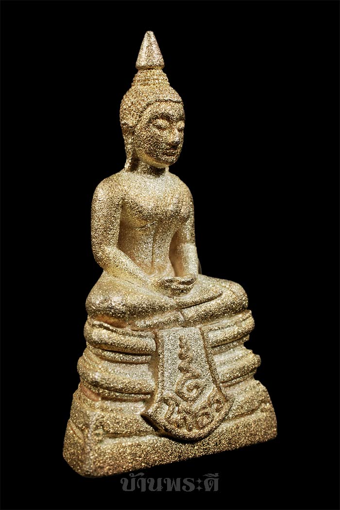 พระหลวงพ่อโสธร ๘๐ ปีกรมตำรวจ เนื้อเงินพ่นทรายประกายเพชร เลขสวย ๓๖๓๖ ๓๖