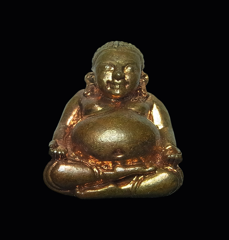 พระสังกัจจายน์ รุ่นรับทรัพย์ ไตรมาส 54 เนื้อชนวนอุดผง แบบไม่มีฐาน พร้อมกล่อง