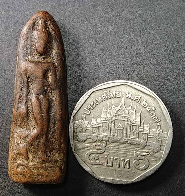 20 บาทแดง  พระลีลา  พระเกจิสร้าง  ไม่ทราบที่
