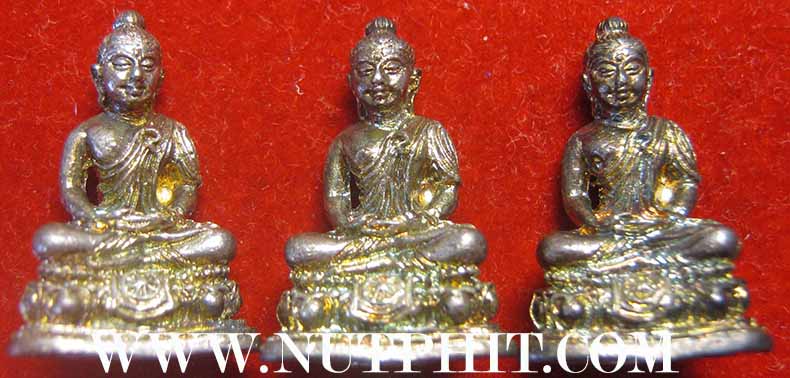 ชุด 3 องค์พระกริ่งอภัยฯ เนื้อเงินแท้ พ.ศ.๒๕๓๔ หลวงปู่คร่ำ ระยอง ปลุกเสก*27