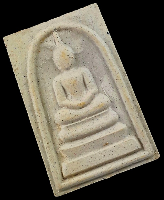 พระสมเด็จวัดระฆังฯรุ่น 214 ปีเกิด ปี2545 ( พิมพ์ใหญ่พระประธาน ) "เกศจรดซุ้ม " หลังตรายาง+กล่องเดิม