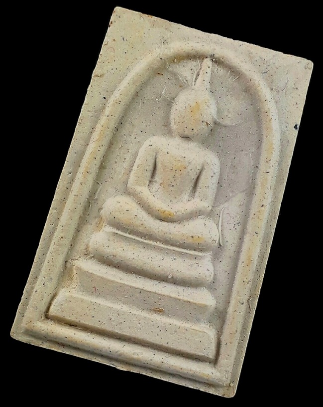 พระสมเด็จวัดระฆังฯรุ่น 214 ปีเกิด ปี2545 ( พิมพ์ใหญ่พระประธาน ) "เกศจรดซุ้ม " หลังตรายาง+กล่องเดิม