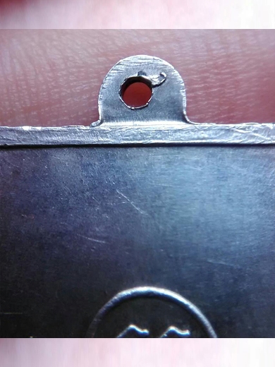 เจ้าคุณนร สี่เหลี่ยม หน้าใหญ่ เนื้อเงิน 