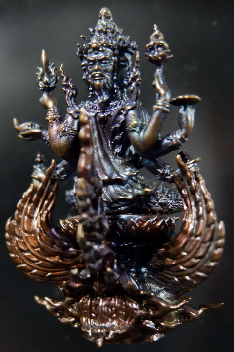 พระพรหมธาดามหาเศรษฐี "รุ่นบุญเศรษฐี" หลวงปู่ยูร ญาณวิโร วัดหนองป่าหมาก จ.สระแก้ว ขนาดห้อยคอ สวยครับ