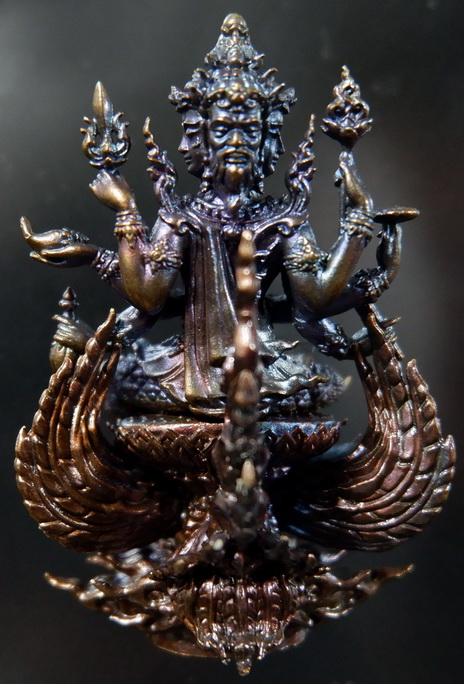 พระพรหมธาดามหาเศรษฐี "รุ่นบุญเศรษฐี" หลวงปู่ยูร ญาณวิโร วัดหนองป่าหมาก จ.สระแก้ว ขนาดห้อยคอ สวยครับ