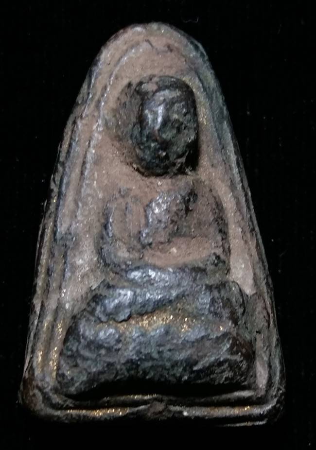  หลวงปู่ทวดเนื้อดินเผา ปี2513(ผสมผงว่านหลวงปู่ทวด ปี2497) พระครูใบฎีกาขาว เจ้าอาวาสองค์ถัดจากหลวงปู่