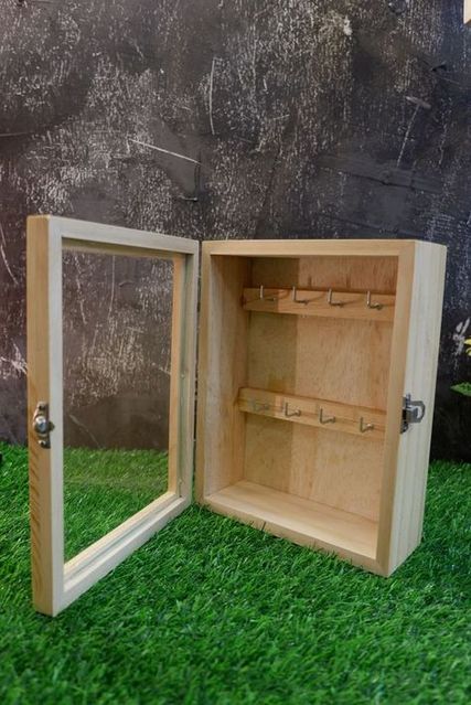 กล่องกุญแจ Key Box งานไม้สนสวยๆ