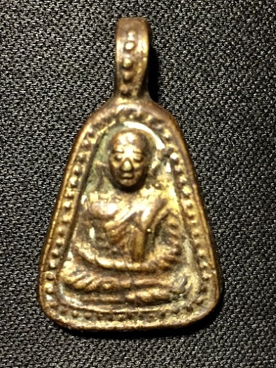 หลวงพ่อเงิน พุทธโชติ จอบใหญ่ รุ่นฟ้าคำรณ วัดคงคาราม พ.ศ. ๒๕๓๔