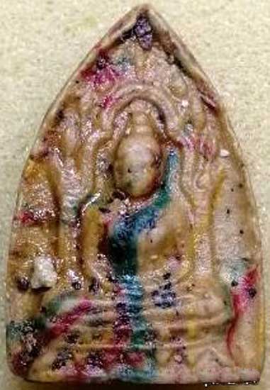 *พิมพ์สรงน้ำสองหน้า เนื้อสายรุ้ง ท่านเจ้าคุณนรฯ วัดศีลขันธ์ฯ ปี๒๕๑๓*