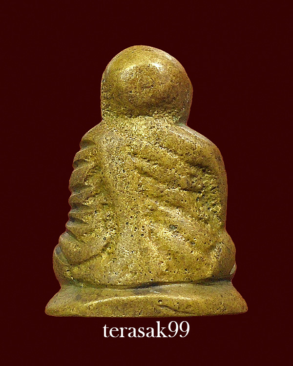 รูปหล่อหลวงพ่อเงิน อาจารย์แจ๊ะสร้าง พิมพ์หน้านกฮูกเล็ก ปี2472 ราคาเบาๆ(2) 