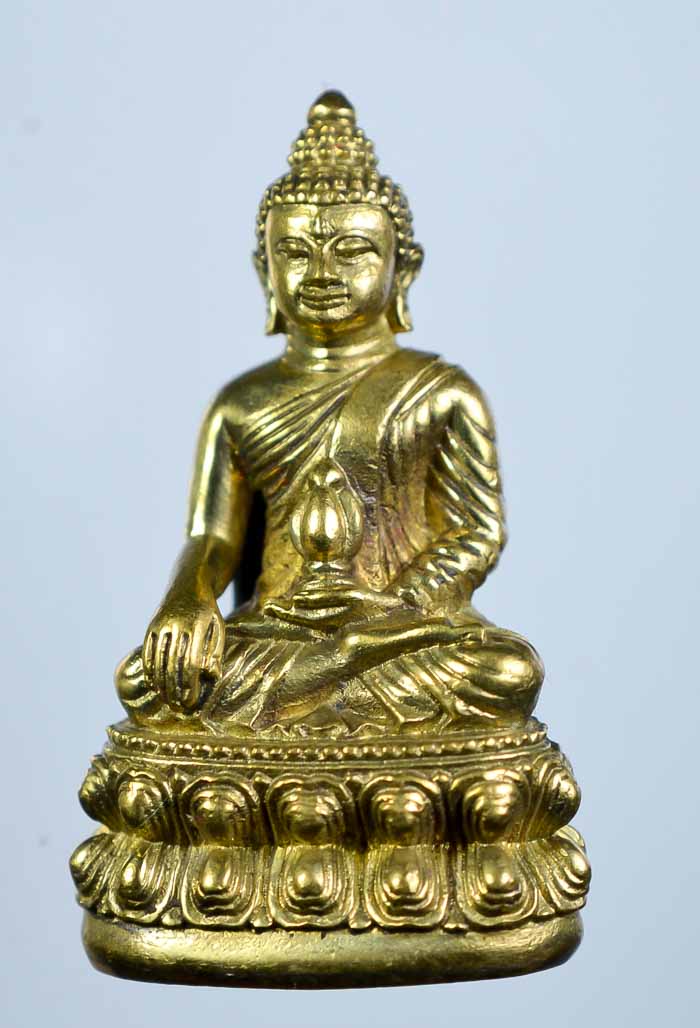 **วัดใจ พระกริ่งเจ้าสัวรุ่นแรก เลื่อนสมณะศักดิ์ หลวงพ่อคง วัดกลางบางแก้ว เนื้อทองประธาน เลข 1108**